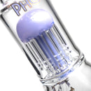 Phoenix Star - 14" Tree Perc Beaker - 8 Arm - Milky Purple - The Cave