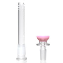 Phoenix Star - 14" Tree Perc Beaker - 8 Arm - Milky Pink - The Cave