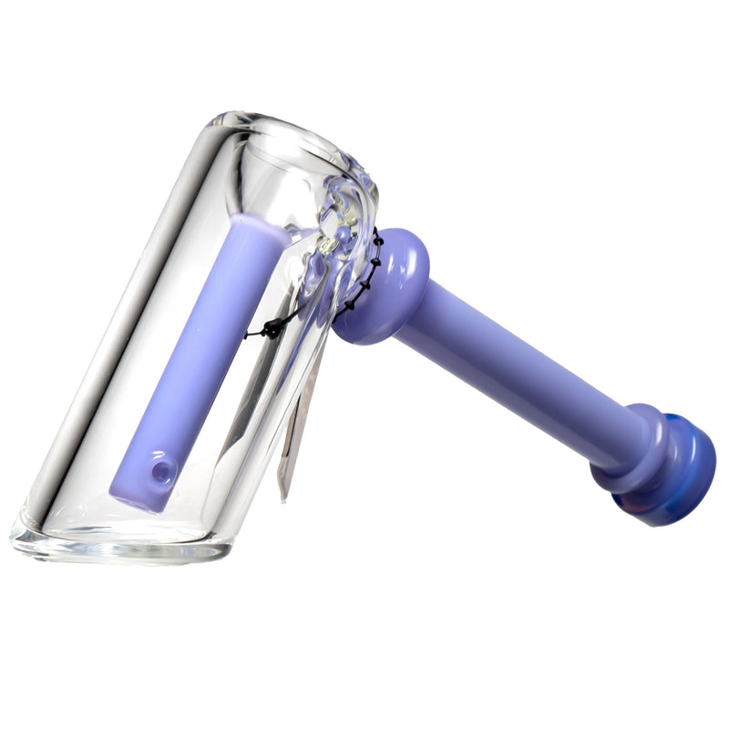 Phoenix Star - Stem Bubbler - Milky Purple Accents - The Cave