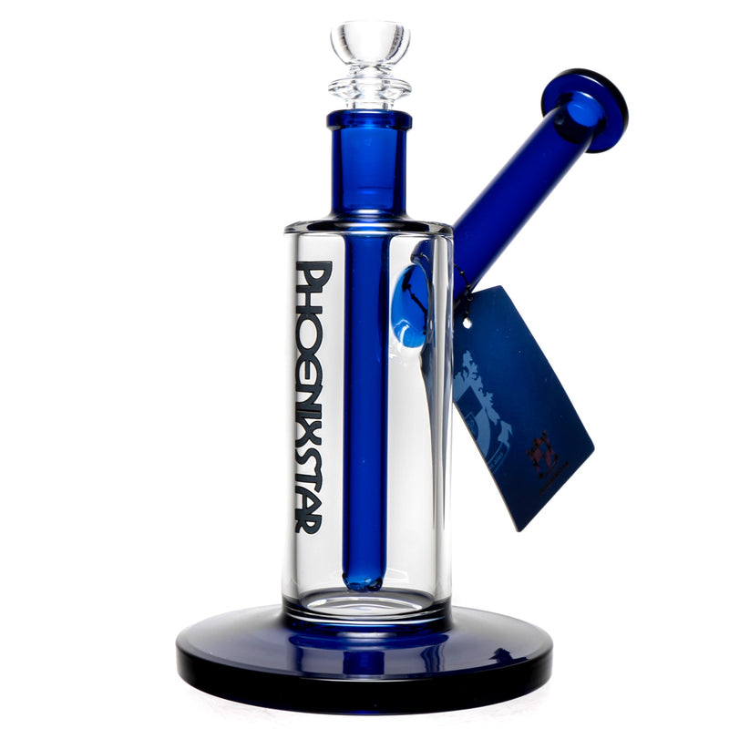 Phoenix Star - Kick Back Neck Bubbler - Blue Accents - The Cave