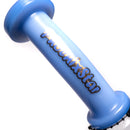 Phoenix Star - Hollow Foot Orb Bubbler - Milky Blue - The Cave