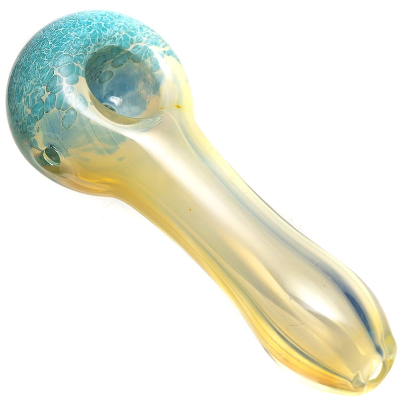 Shooters - Fume Frit Spoon Pipe - Aqua - The Cave