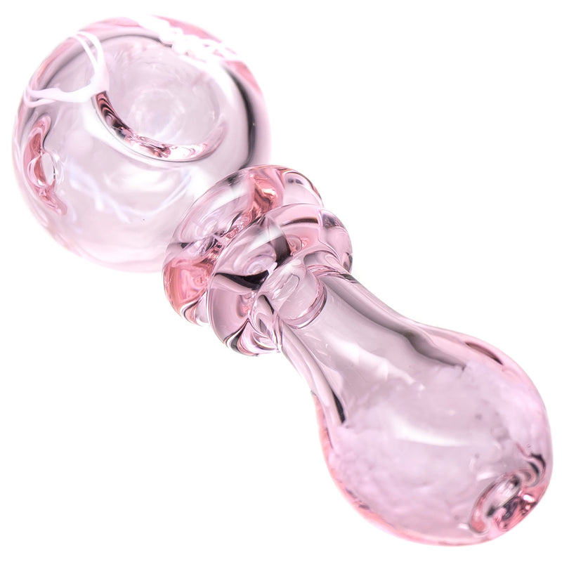 Shooters - Frit & Twist Cane Spoon w/ Marias - Pink - The Cave