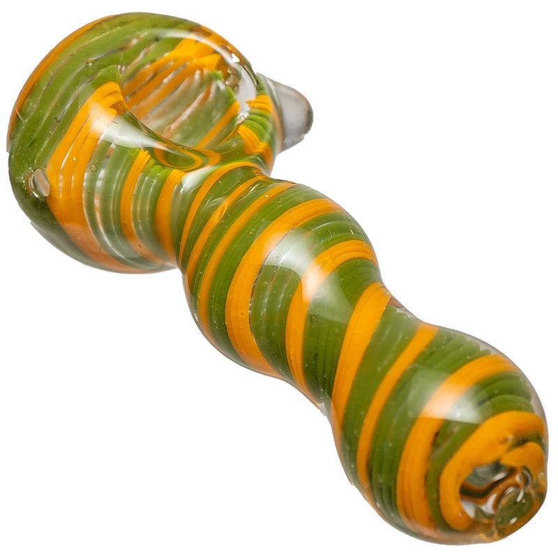 Shooters - Color Swirl Spoon - Green & Orange - The Cave