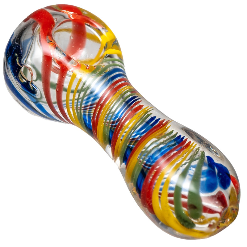 Shooters - Multicolor Spiral Spoon Pipe - The Cave