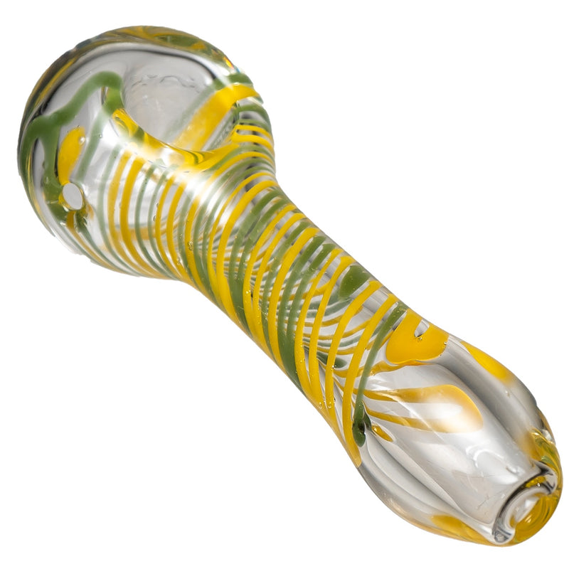 Shooters - Spiral Color Spoon - Green & Yellow - The Cave