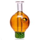 Shooters - Spinner Bubble Cap - Tri Color - Pink, Amber & Green - The Cave