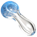 Shooters - Clear w/ Frit Spoon - Milky Blue - The Cave