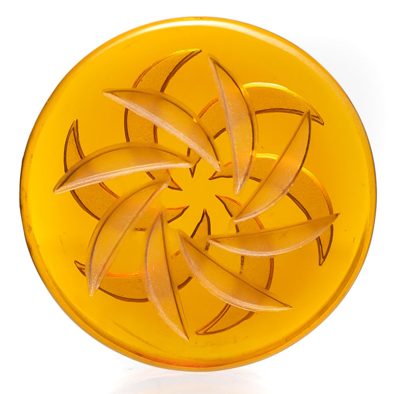 Shooters - Vortex Coin Cap - 6 Blade - Amber - The Cave