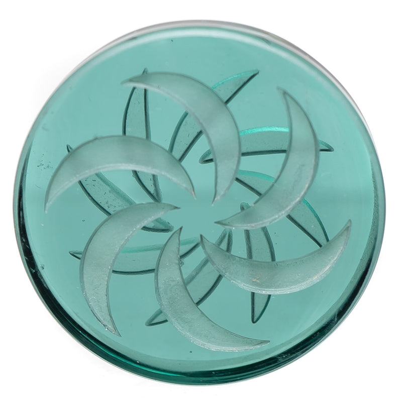 Shooters - Vortex Coin Cap - 6 Blade - Teal - The Cave