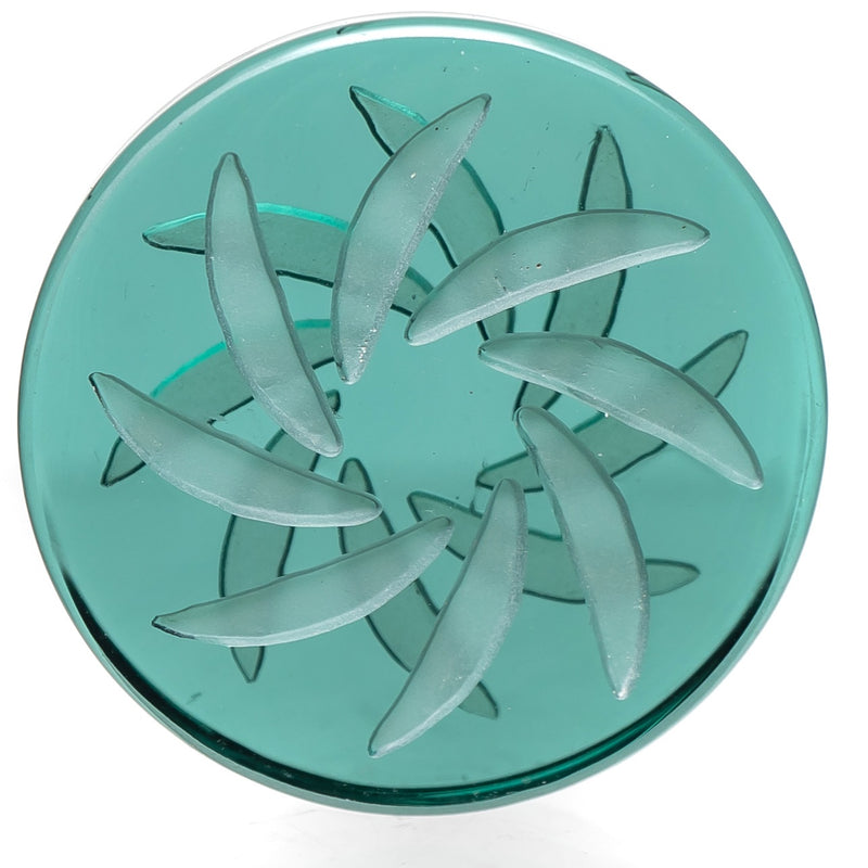 Shooters - Vortex Coin Cap - 8 Blade - Teal - The Cave