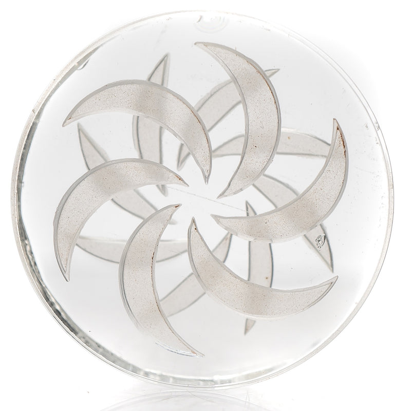 Shooters - Vortex Coin Cap - 6 Blade - Clear - The Cave