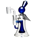 Phoenix Star - Kick Back Neck Bubbler - Blue Accents - The Cave