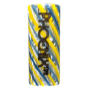 Phoenix Star - Glass Rolling Tip - Channeled - Yellow & Blue - The Cave