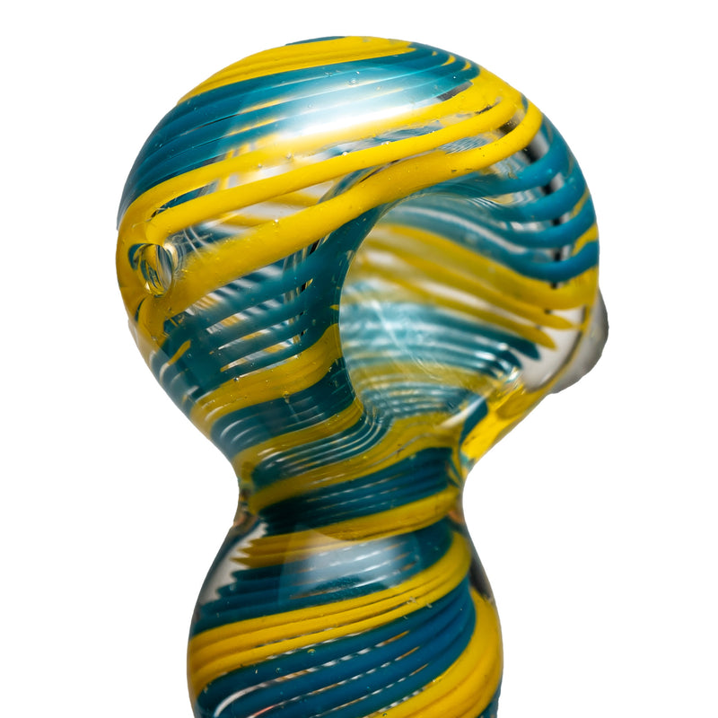 Shooters - Color Swirl Spoon - Yellow & Teal - The Cave