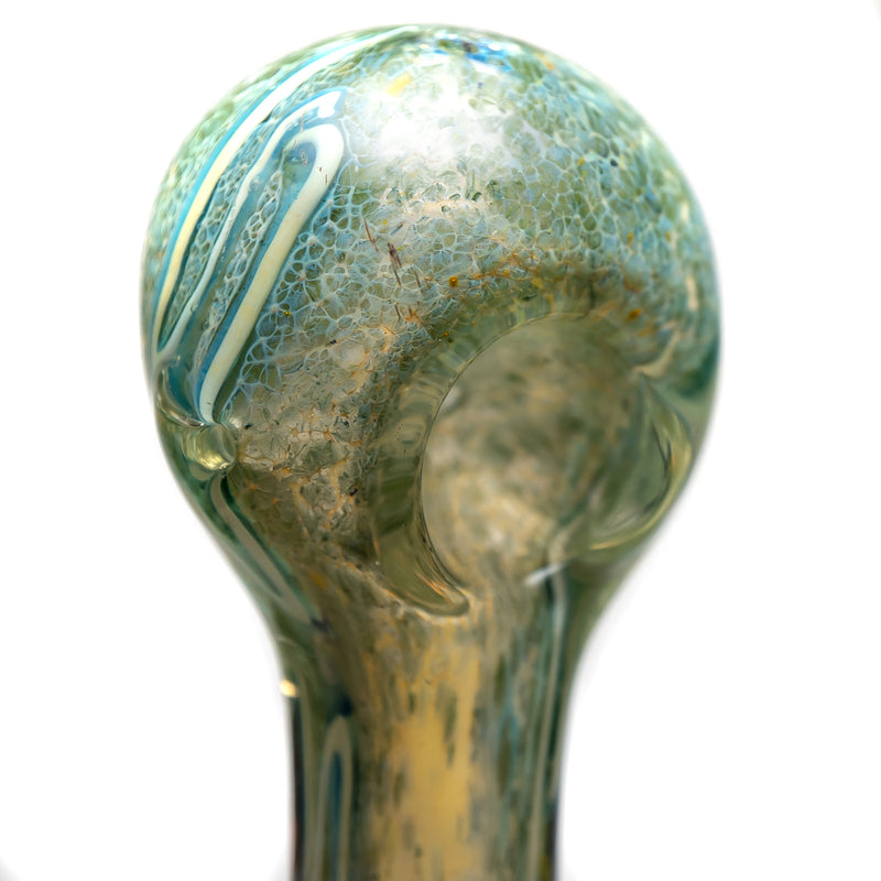 Shooters - Frit & Fume Spoon w/ Stringers - Green - The Cave