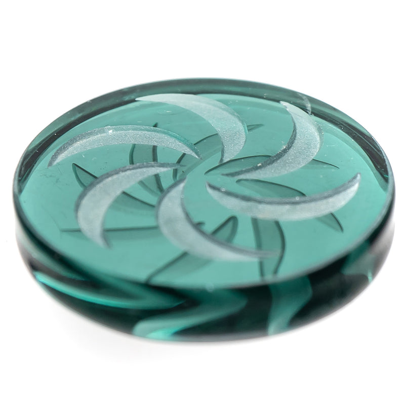 Shooters - Vortex Coin Cap - 6 Blade - Teal - The Cave