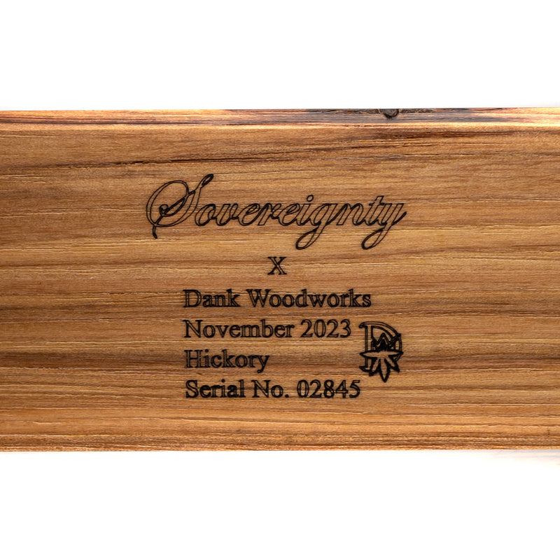 Sovereignty x Dank W.W. - Slide & Tool Display - 5 Slot - 18mm - Hickory - The Cave