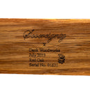 Sovereignty x Dank Woodworks - Slide Display - 5 Slot - 18mm - Red Oak - The Cave