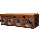 Sovereignty x Dank W.W. - Slide & Tool Display - 4 Slot - 18mm - Jatoba - The Cave