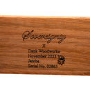 Sovereignty x Dank Woodworks - Slide Display - 4 Slot - 18mm - Jatoba - The Cave