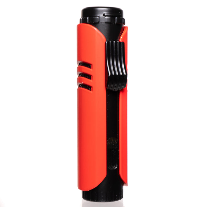 Vector X Sovereignty - Max Tech - Single Flame Torch Lighter - Red & Black - The Cave
