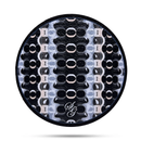 Moodmats X Sovereignty - Black & White Grids Circle - The Cave