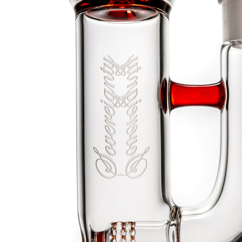 Sovereignty - Mini Grid Dome - 3 Cut 360 - Natty Neck - FA - Pomegranate - The Cave