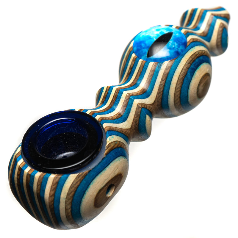 Steve's Dank Pipes - Galaxy - Maine Spectra-Birch - Blue & Multi - Blue Eye - The Cave