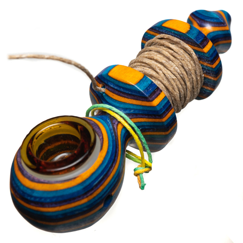 Steve's Dank Pipes - Hemp - Maine Spectra-Birch - Multicolor - The Cave