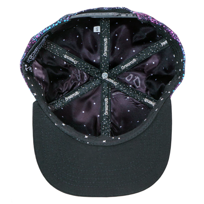 Grassroots - Toking Wizard Galaxy Snapback Hat - Large/XL - The Cave