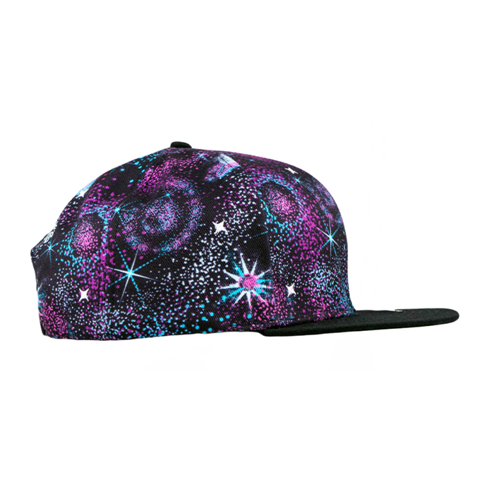 Grassroots - Toking Wizard Galaxy Snapback Hat - Large/XL - The Cave