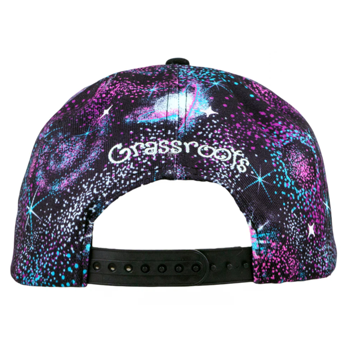 Grassroots - Toking Wizard Galaxy Snapback Hat - Large/XL - The Cave