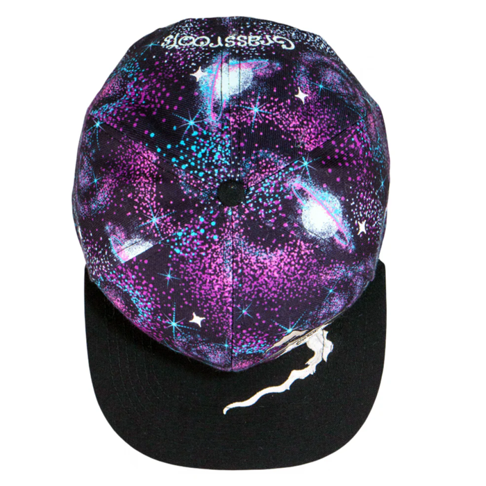 Grassroots - Toking Wizard Galaxy Snapback Hat - Small/Medium - The Cave