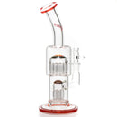 Toro - Double Micro - 7/13 - Pomegranate & White Satin w/ Fire & Earth Wag - The Cave