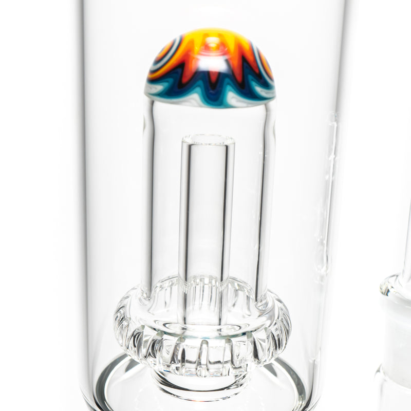 Toro - Stout Size - Circ/Circ - Blue Stardust & White Satin w/ Fire & Ice Wag - The Cave