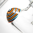 Toro - Stout Size - Circ/Circ - Blue Stardust & White Satin w/ Fire & Ice Wag - The Cave