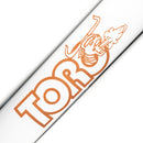 Toro - Stout Size - Circ/Circ - Blue Stardust & White Satin w/ Fire & Ice Wag - The Cave