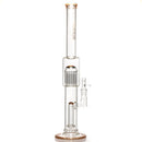 Toro - Full Size - Circ/13 - Sienna Brown & White Satin w/ Fire & Earth Reversal - The Cave