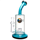 Toro - Jet Perc - 10mm - Agua Azul & Black w/ Rainbow Linework - The Cave