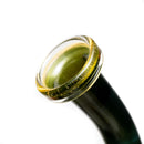 Toro - Macro XL - 10mm - Metal Fleck & Amber w/ Fire & Earth Linework - The Cave