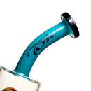 Toro - Jet Perc - 10mm - Agua Azul & Black w/ Rainbow Linework - The Cave