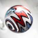 Toro - Jet Perc - 14mm - Trans. Blue, Pomegranate & White Satin - The Cave