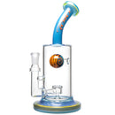 Toro - Jet Perc - 10mm - Blues, Sparkle Purple & Green w/ Fire & Water Linework - The Cave