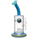 Toro - Jet Perc - 10mm - Blues, Sparkle Purple & Green w/ Fire & Water Linework - The Cave