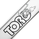 Toro - Fullsize - Circ/13 - White Satin w/ Smoke & Multicolor Wag - The Cave