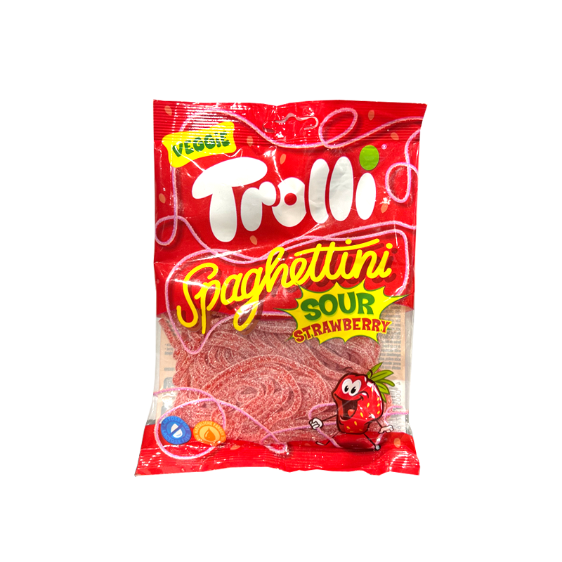 Trolli - Sour Strawberry Spaghettini - The Cave
