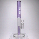 US Tubes - 15" Straight Fixed Circ 38x5 - Purple Neck - White & Purple Vertical Label - The Cave