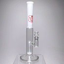 US Tubes - 15" Straight Fixed Circ 38x5 - White Neck - White & Red Highway Label - The Cave