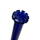 US Tubes - 29/18mm Female Circ Downstem 6.5" - Blue w/ Patriot Label - The Cave
